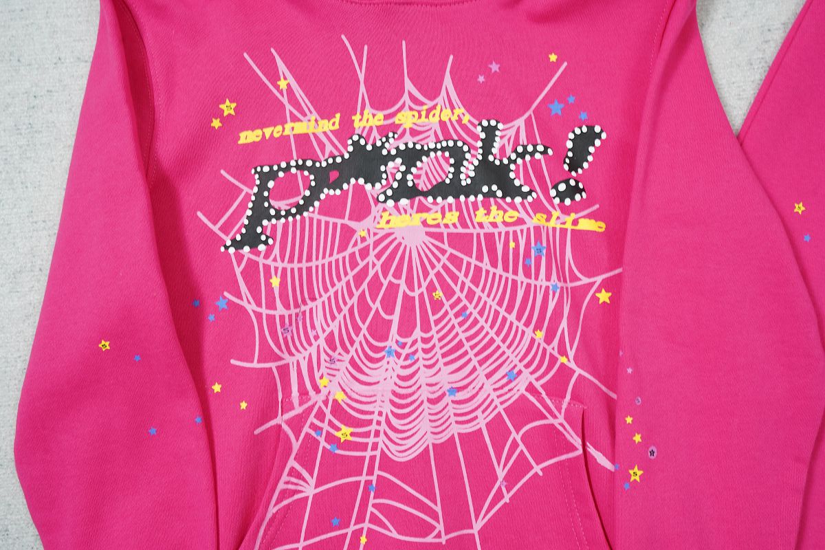 FULL SP5DER PINK TRACKSUIT