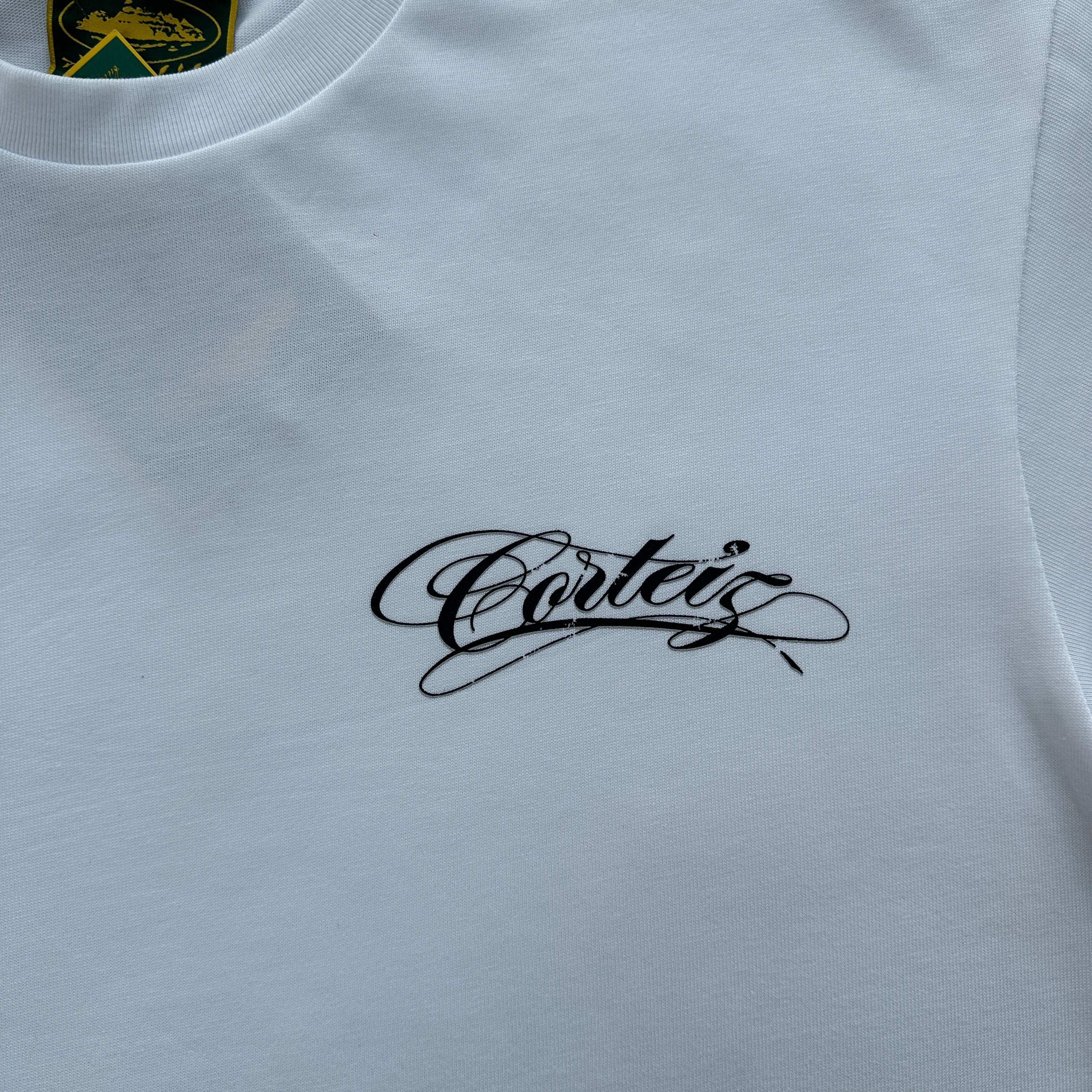 WHITE NEW LOGO CRTZ TEE