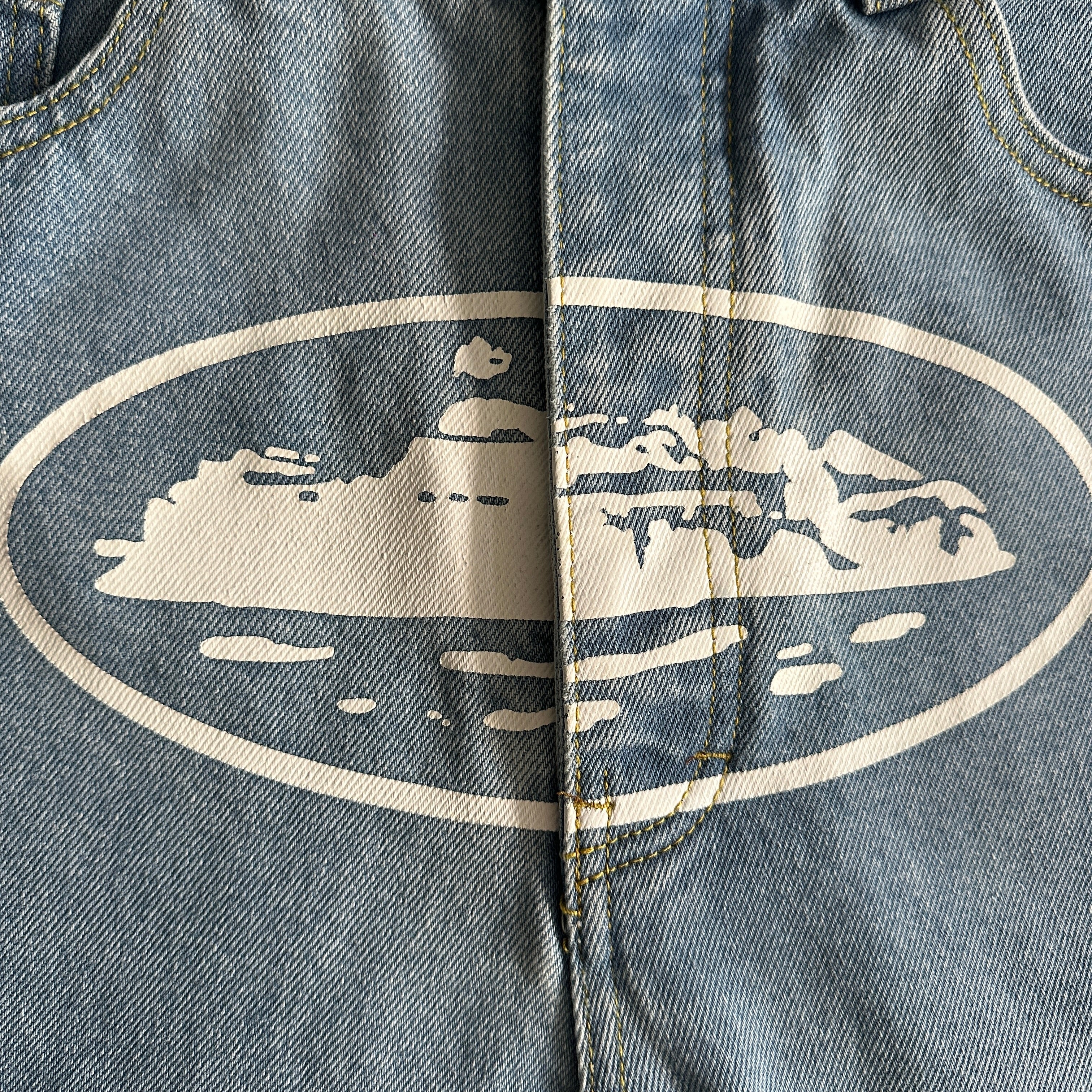 ALCATRAZ LOGO BLUE JEANS CRTZ