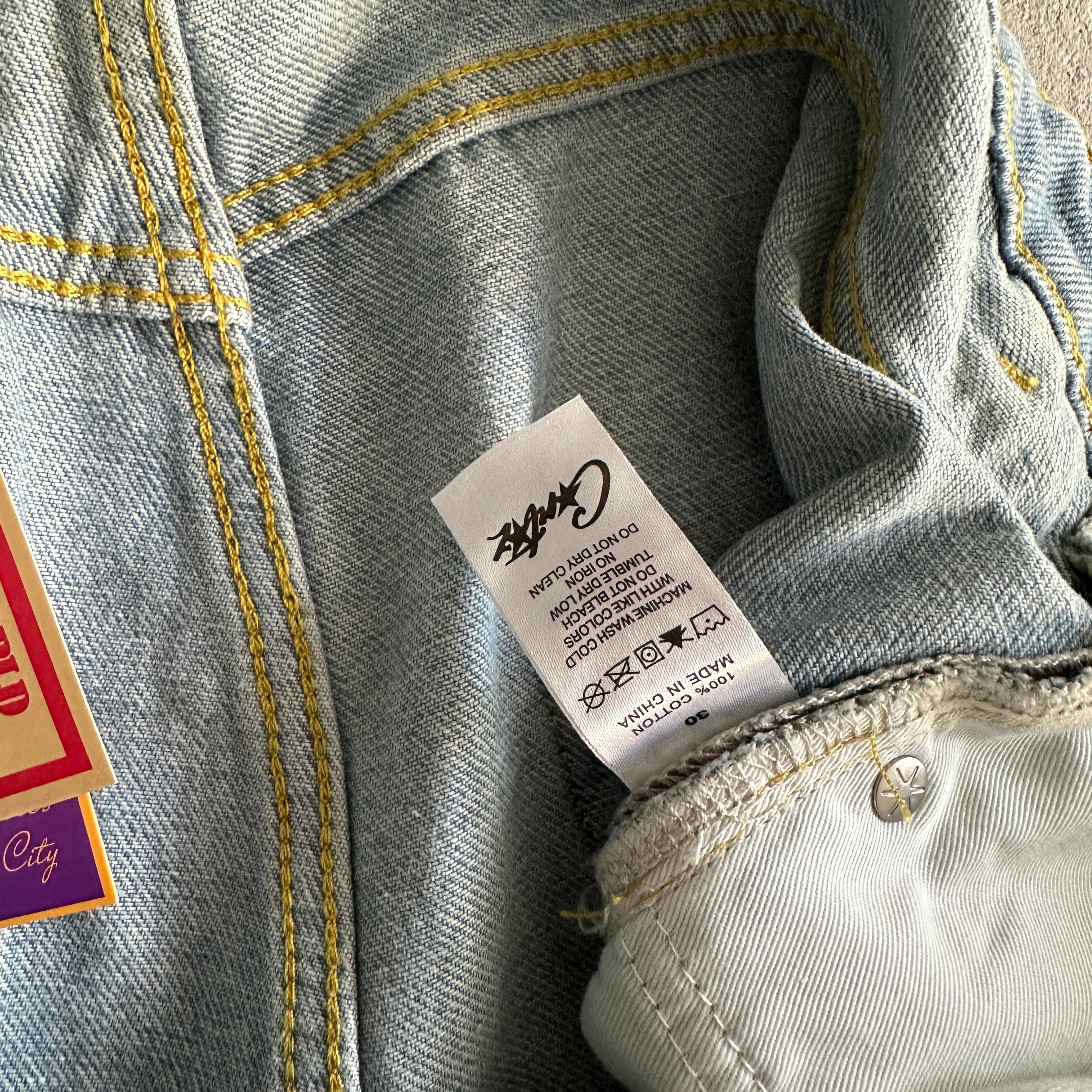 ALCATRAZ LOGO BLUE JEANS CRTZ