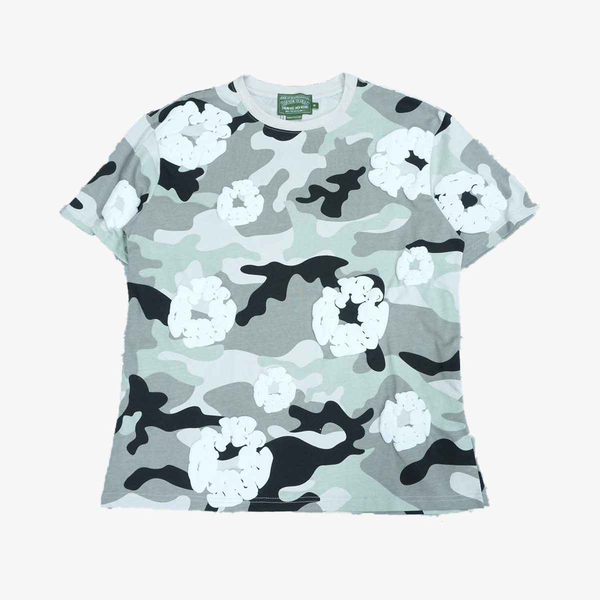 GRAY CAMOUFLAGE TEARS TEE