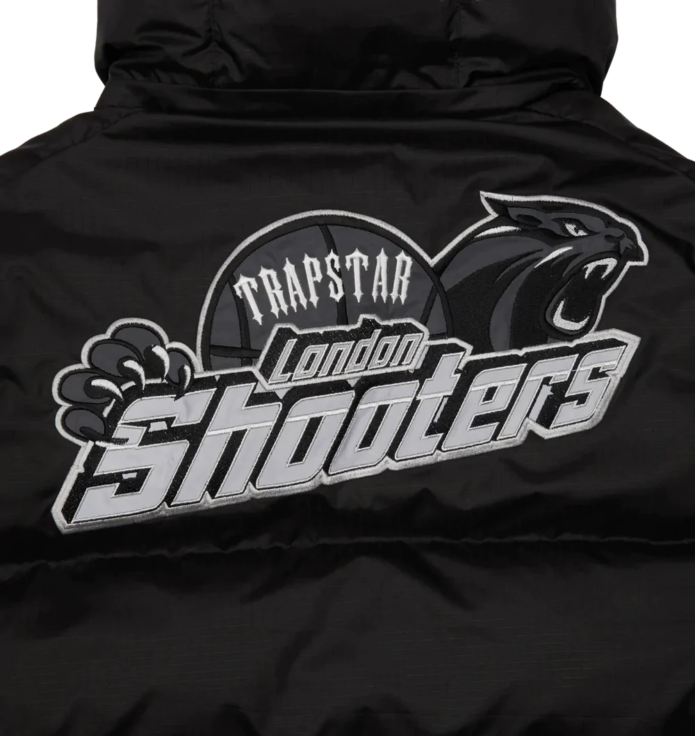 NEW Shooters Hooded Puffer Jacket -BLACK / REFLECTIVE