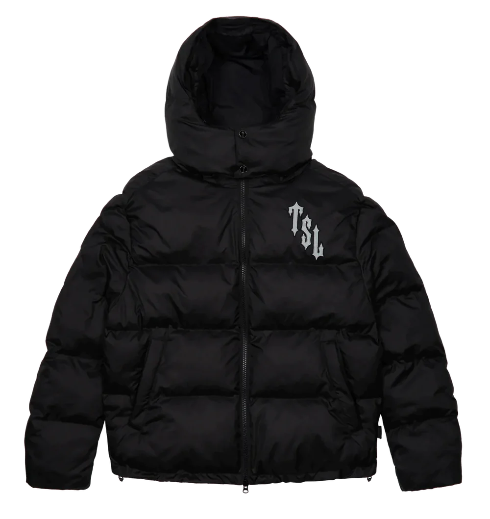 NEW Shooters Hooded Puffer Jacket -BLACK / REFLECTIVE