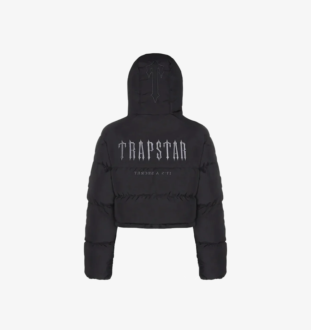 NEW Women's Black Trapstar 2.0 Detachable Puffer jacket