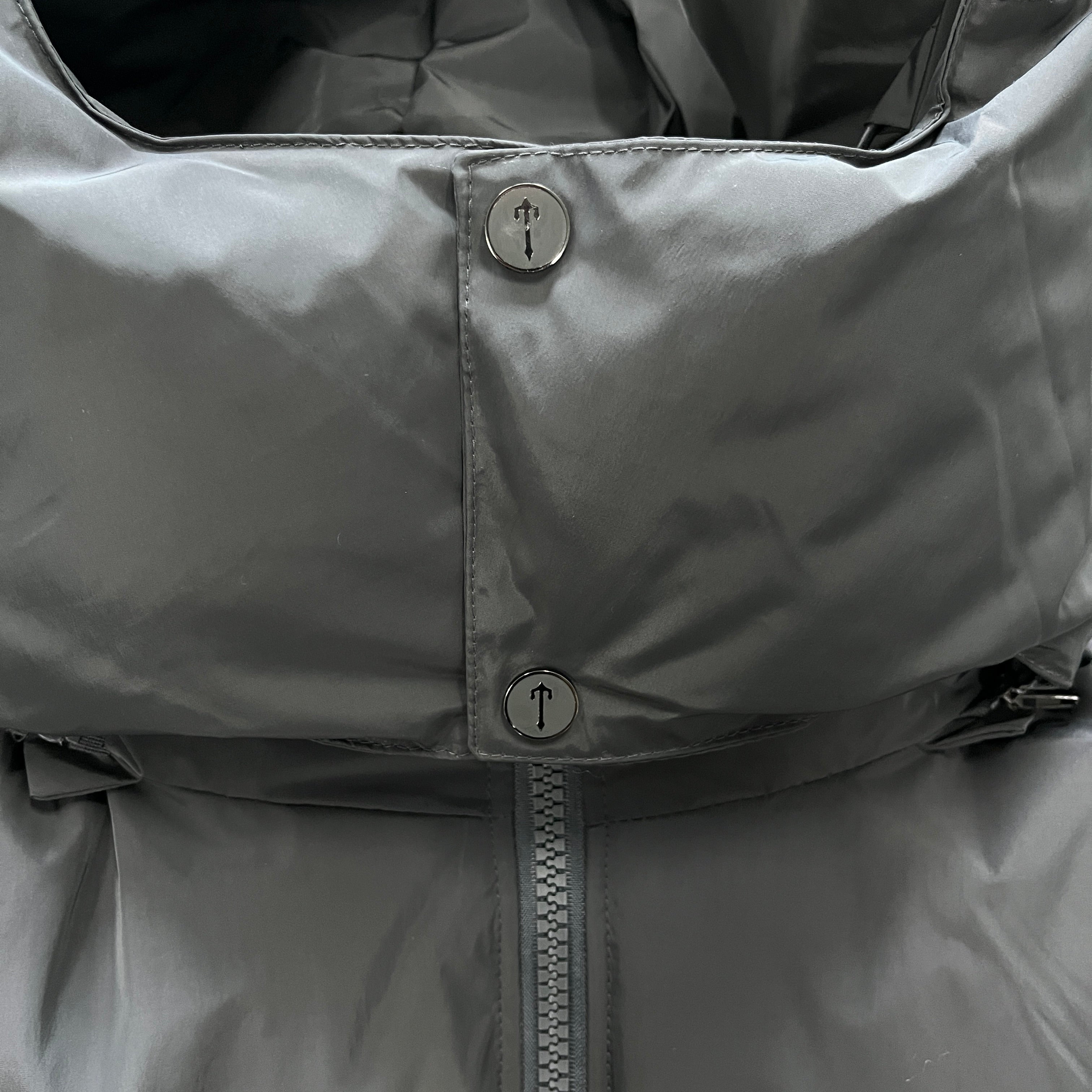 Trapstar Grey Detachable Puffer