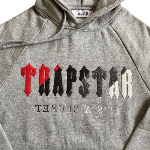 Grey & Red Chenille Decoded Tracksuit