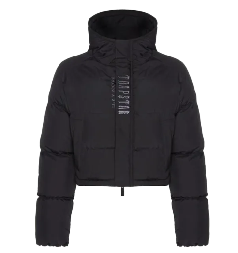 NEW Women's Black Trapstar 2.0 Detachable Puffer jacket