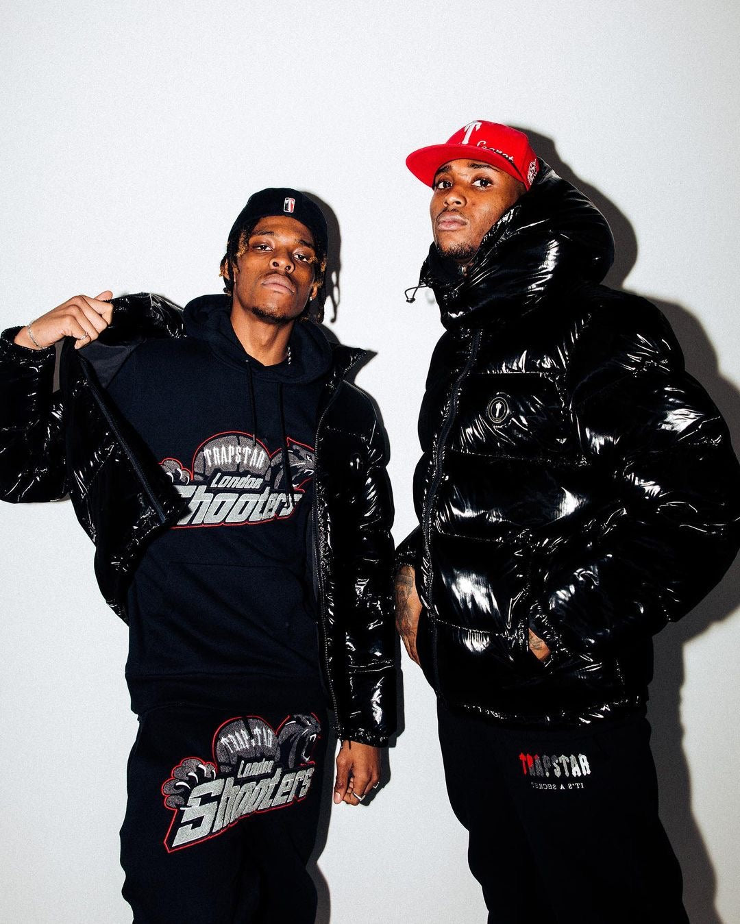 Shooters Black Red Edge London Tracksuit