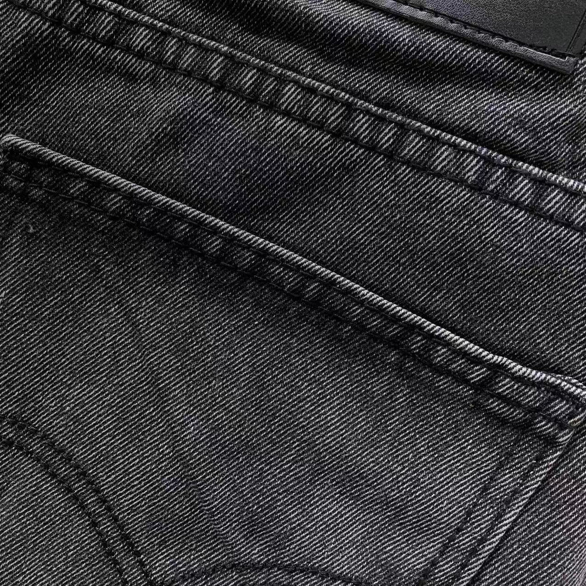 CHROME BLACK JEANS WHITE CROSS
