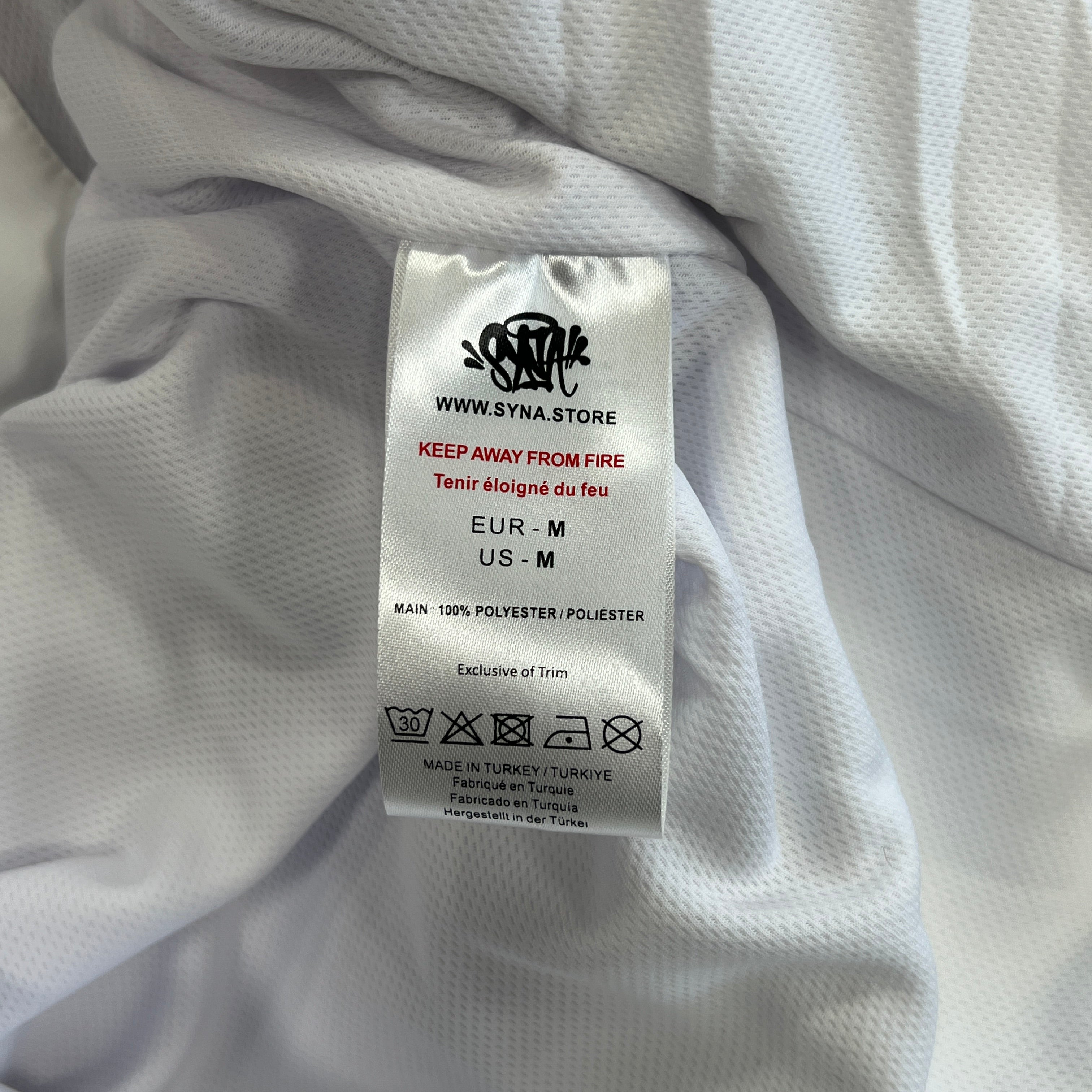 SYNA VORTEX TRACK TOP- WHITE & BLUE