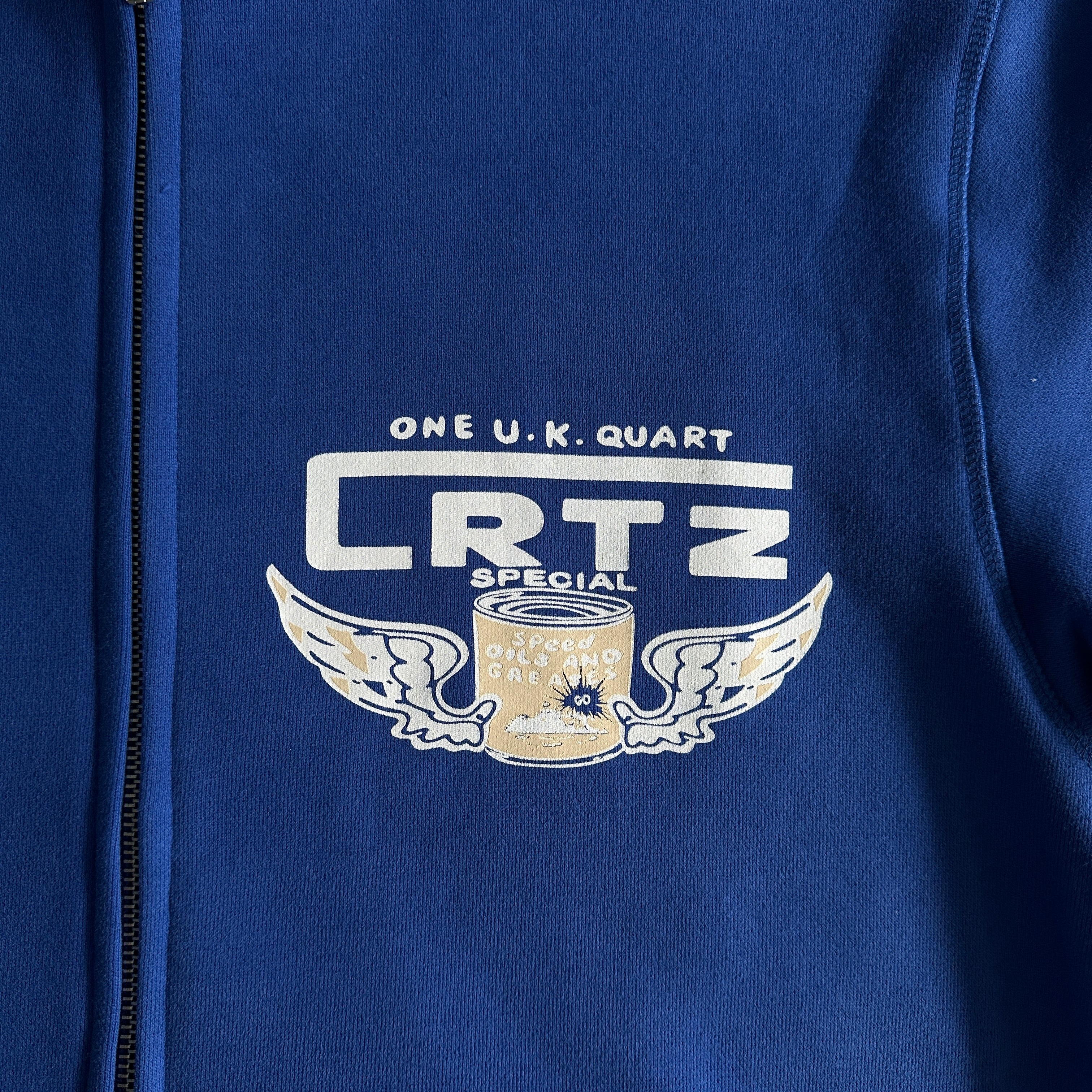 GASOLINA DOUBLE ZIP HOODIE [ROYAL BLUE]