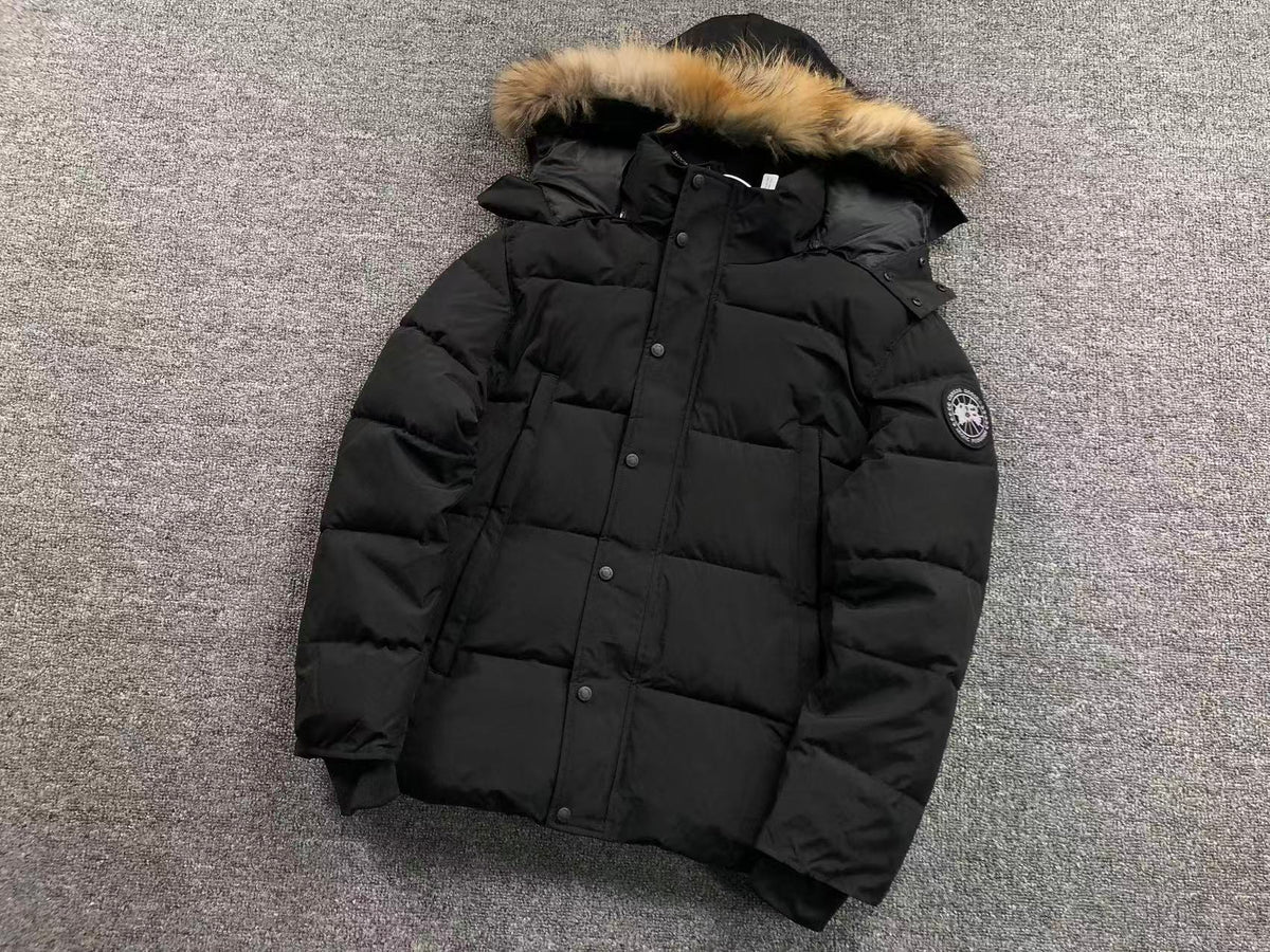 BLACK CG WYNDHAM PARKA DOWN JACKET- BLACK BADGE