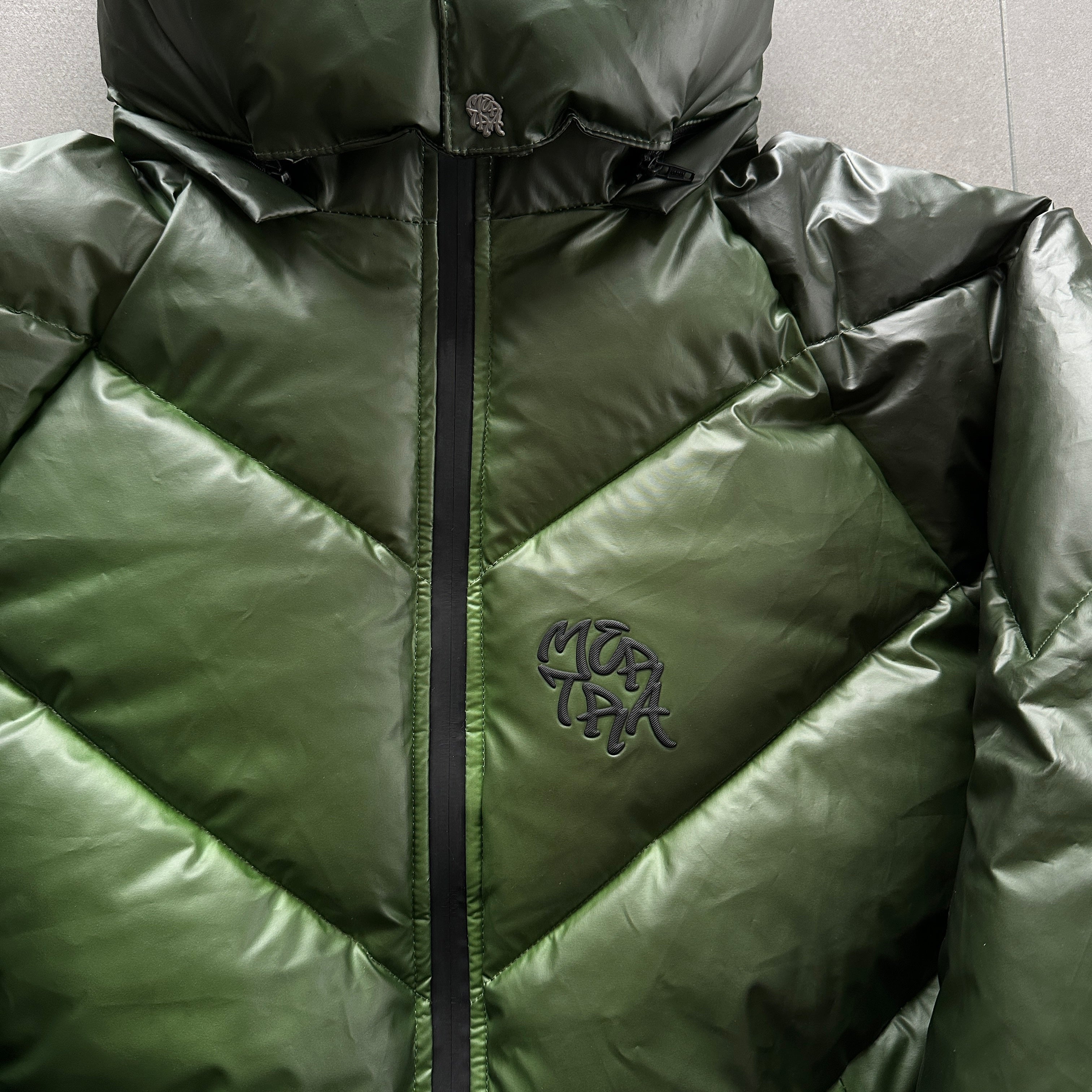 MRTRA GREEN REFLECTIVE PUFFER JACKET