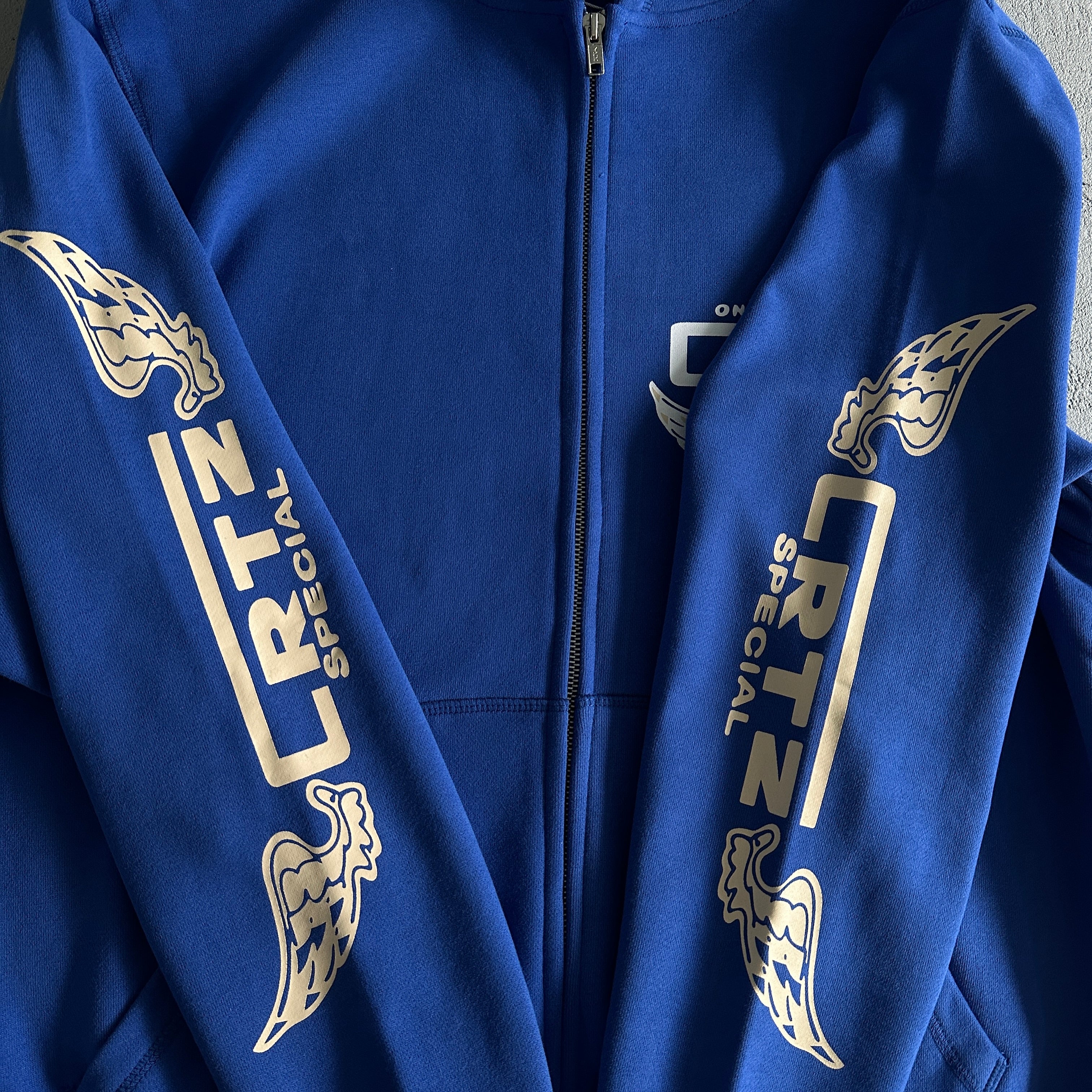 GASOLINA DOUBLE ZIP HOODIE [ROYAL BLUE]