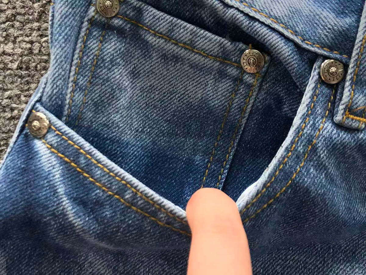 CHROME BLUE JEANS PINK AND ROSE CROSS