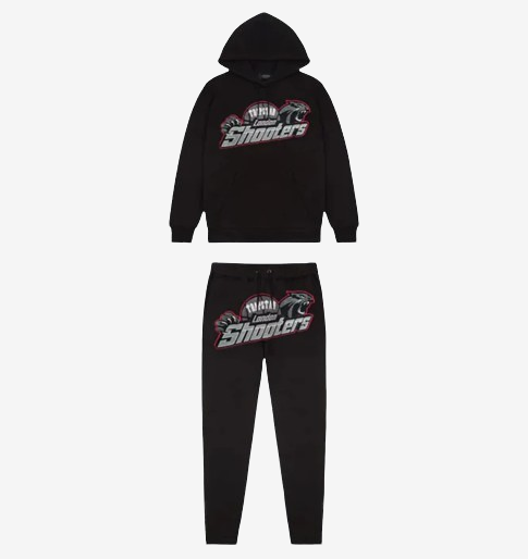 Shooters Black Red Edge London Tracksuit