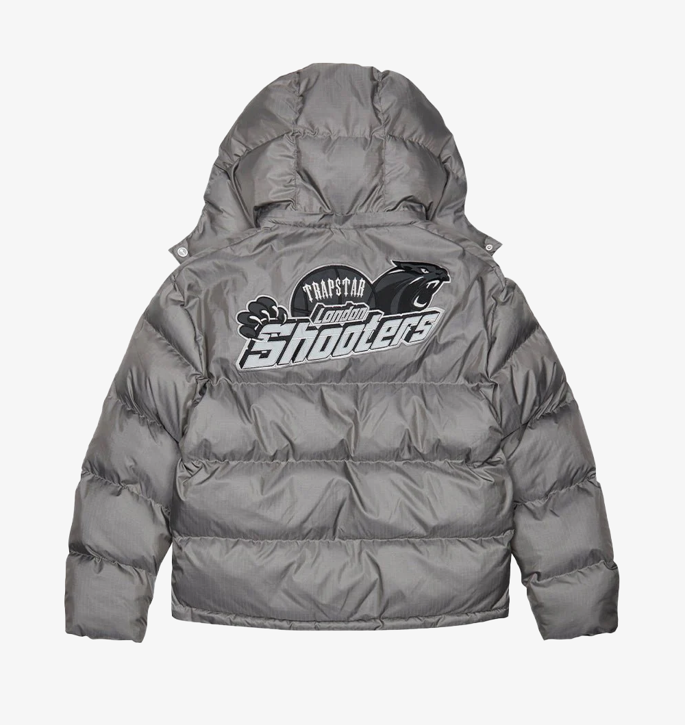 NEW Shooters Hooded Puffer Jacket -Grey / REFLECTIVE