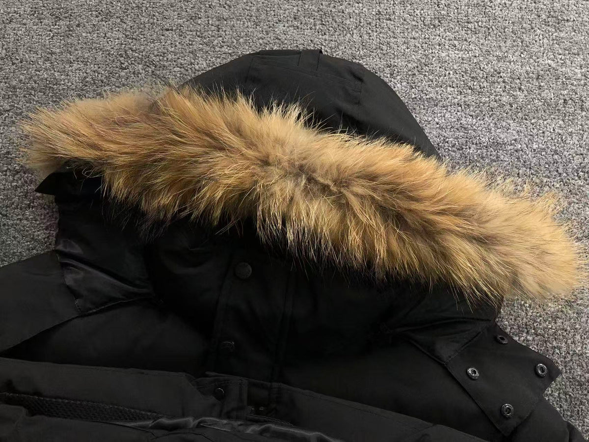 BLACK CG WYNDHAM PARKA DOWN JACKET- BLACK BADGE