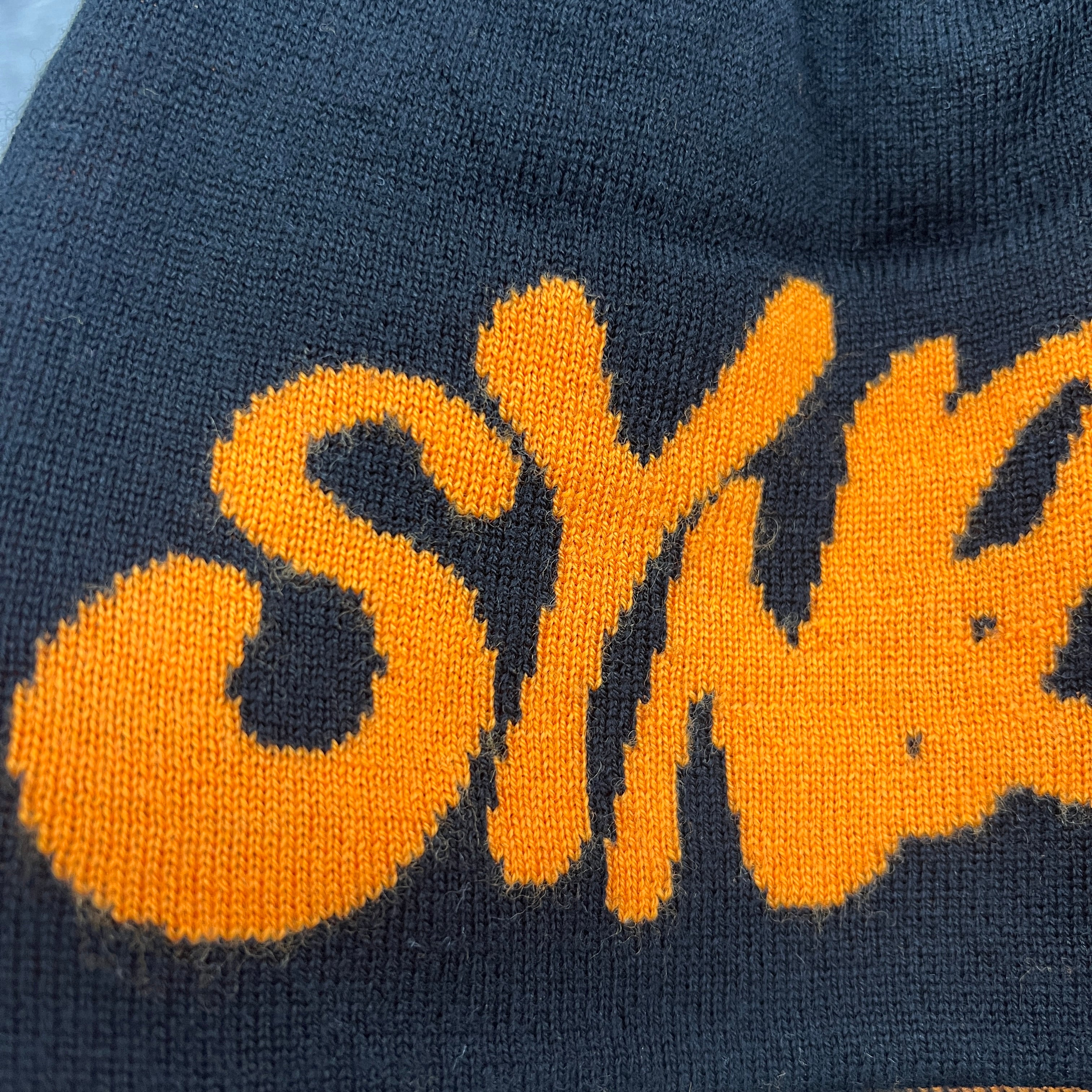 Syna world Reversable Beanie - Orange/Black (with original packaging bag)