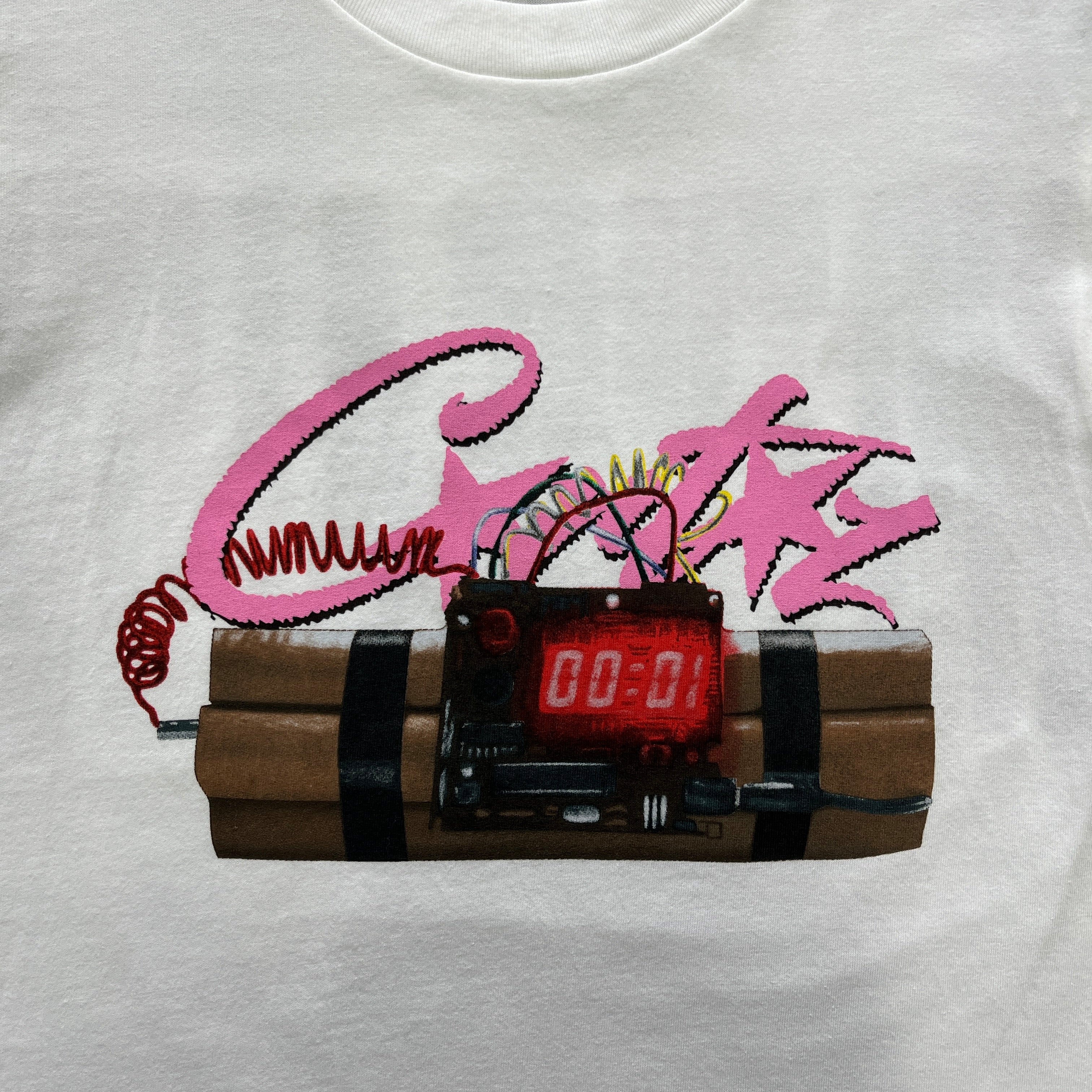 White ''No Time 4 Luv'' T shirt