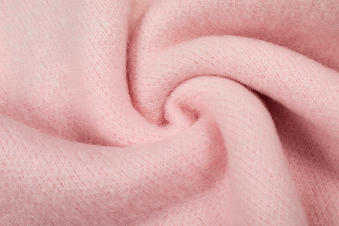 C STAR MOHAIR KNIT SWEATER [PINK]