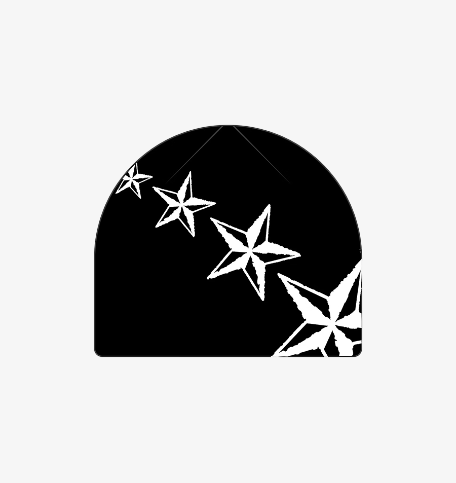 CRTZ 4 stars black beanie crtz