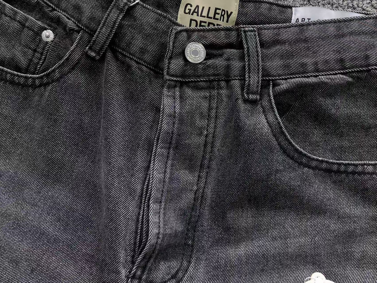 CHROME BLACK JEANS WHITE CROSS