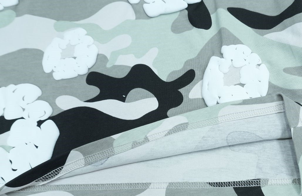 GRAY CAMOUFLAGE TEARS TEE