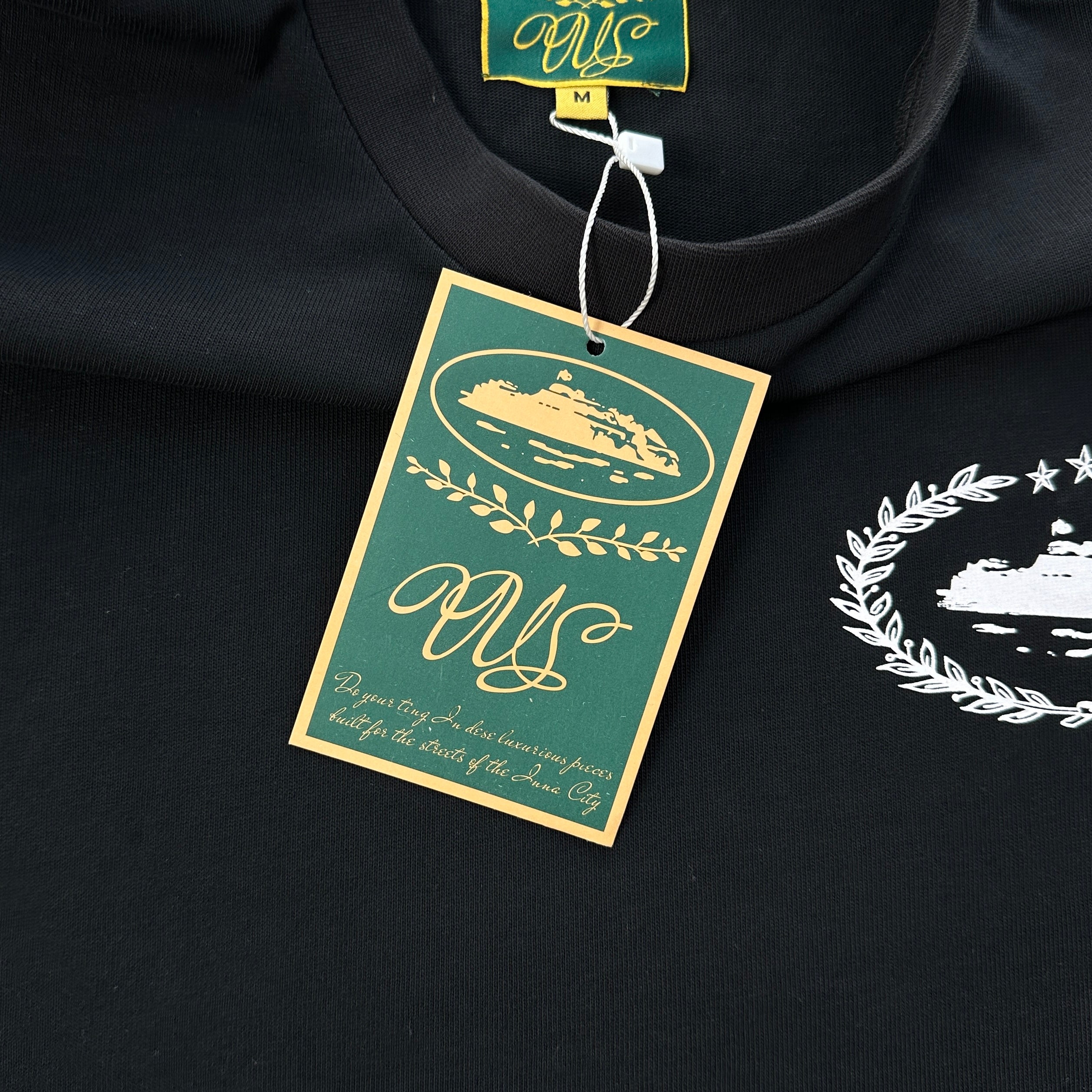BLACK & WHITE ROYALE HEAVYWEIGHT BLACKOUT TEE