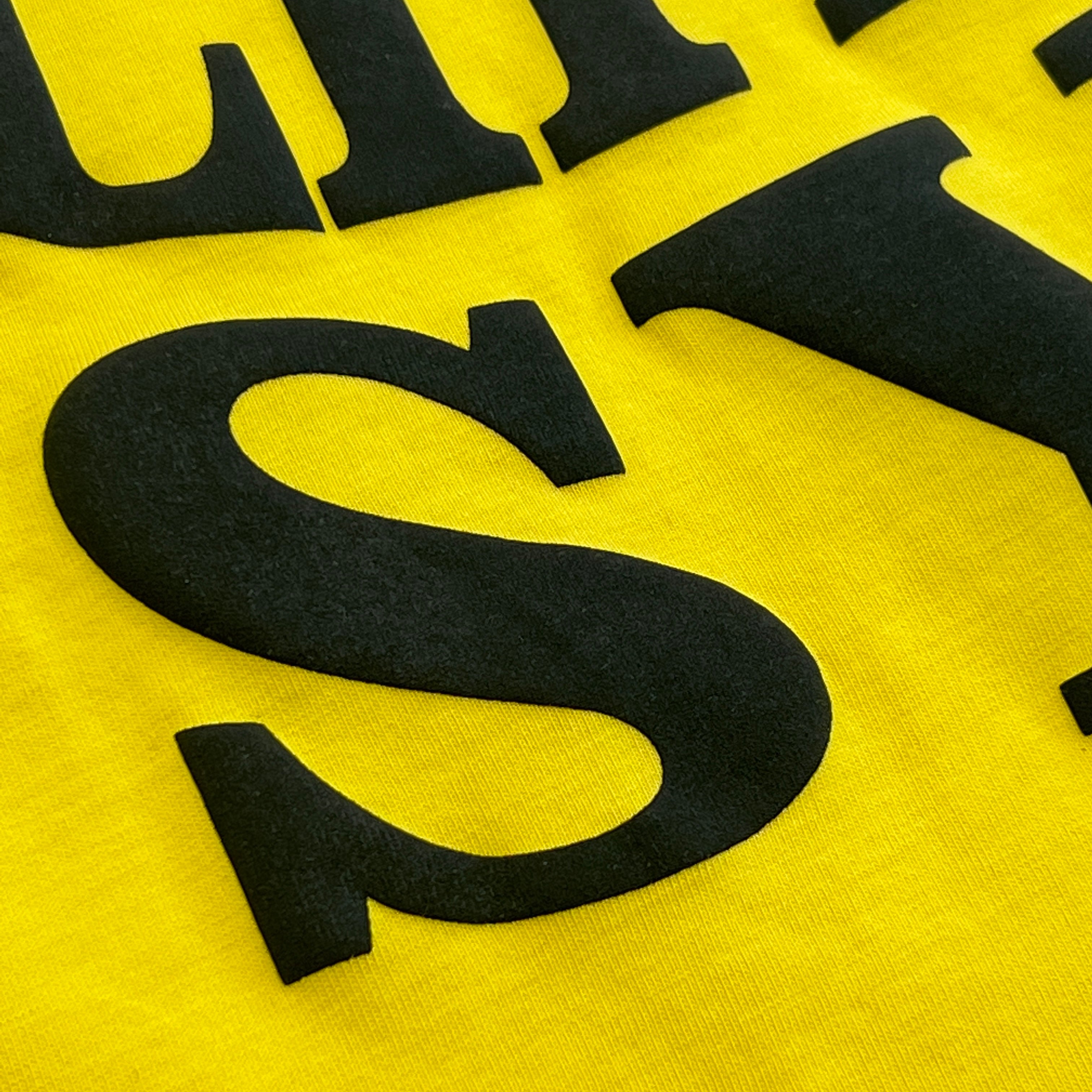 SYNA LONG SLEEVE VARSITY CREW SWEAT- YELLOW