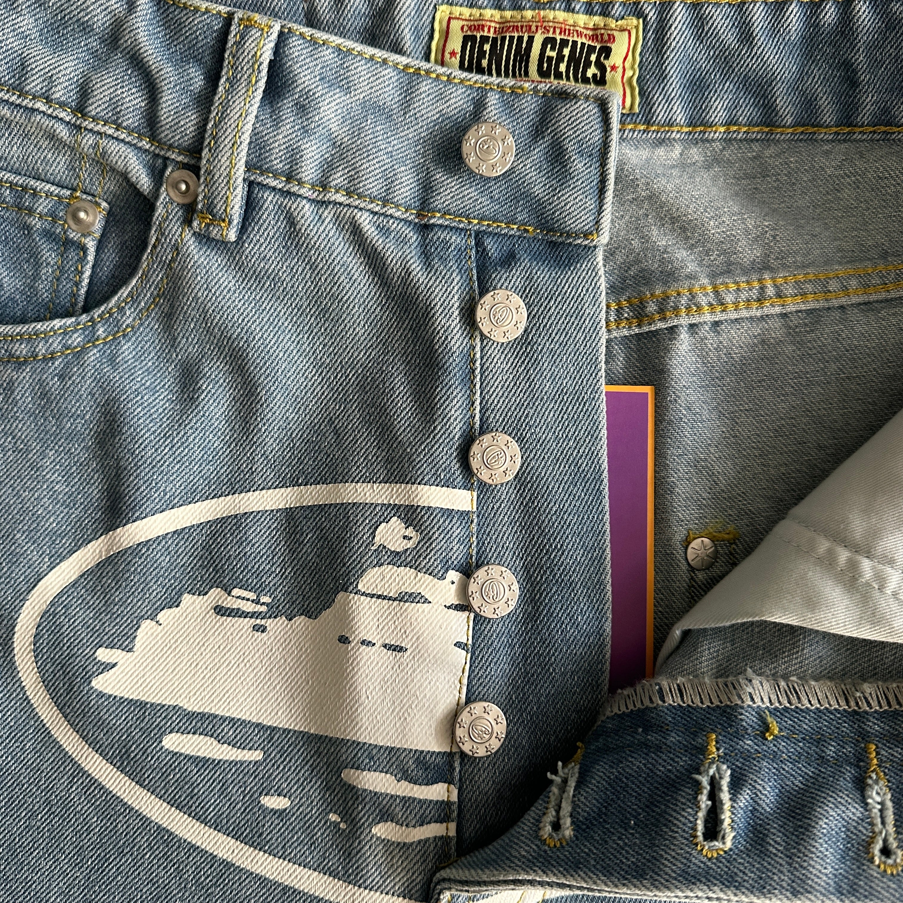 ALCATRAZ LOGO BLUE JEANS CRTZ
