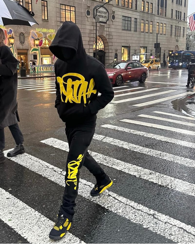 BLACK YELLOW SYNA WORLD Tracksuit