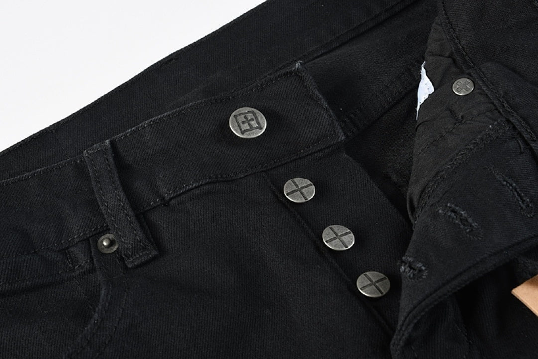 BLACK RED KSUBI JEANS K64