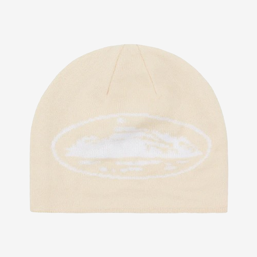 CRTZ Logo beige beanie