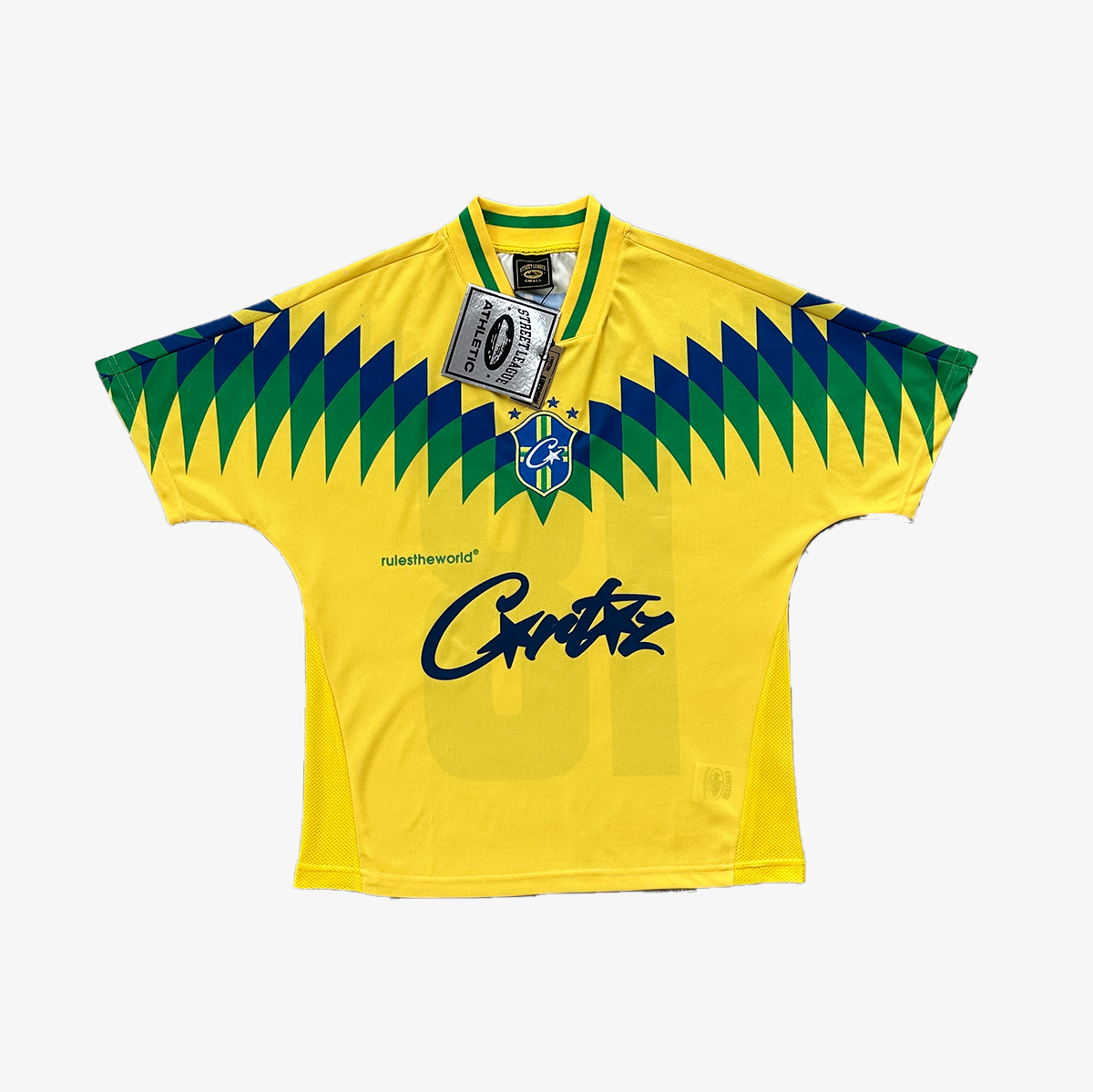 RTW Football BRAZIL CRTZ JERSEY- YELLOW