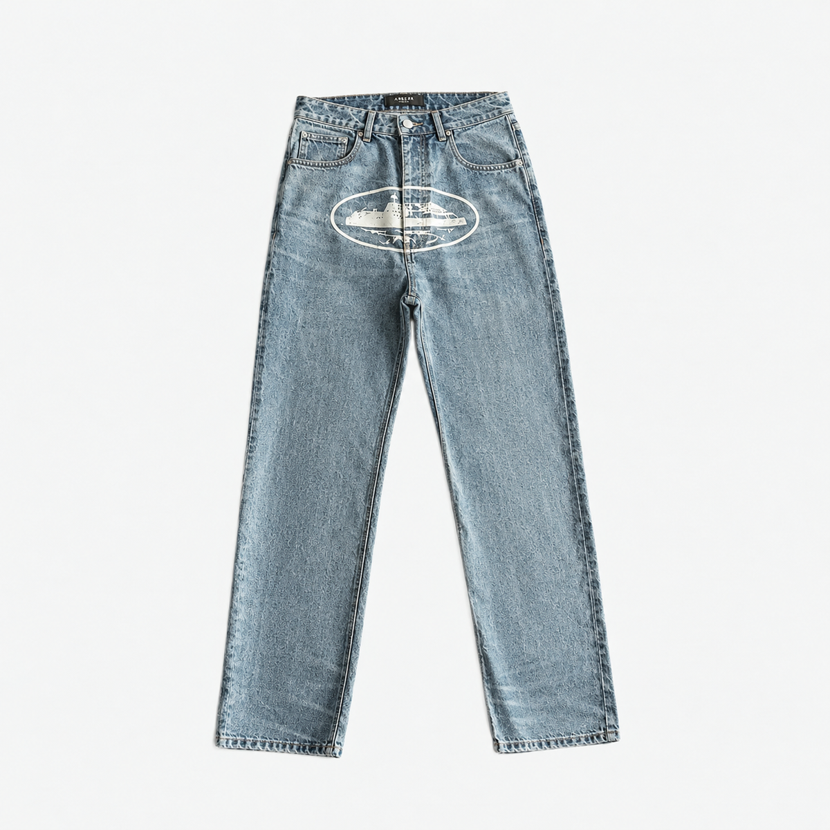 ALCATRAZ LOGO BLUE JEANS CRTZ