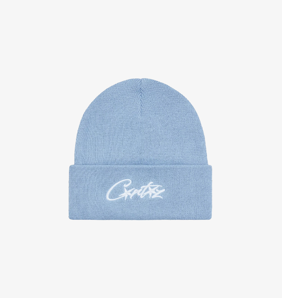 CRTZ Corteiz Folded Allstarz Beanie Baby Blue