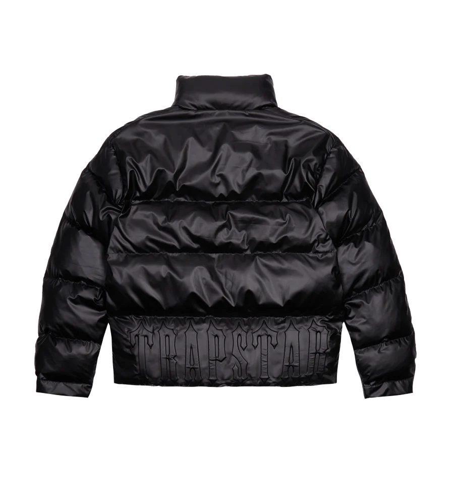 IRONGATE EMBOSSED PUFFER - MATT BLACK