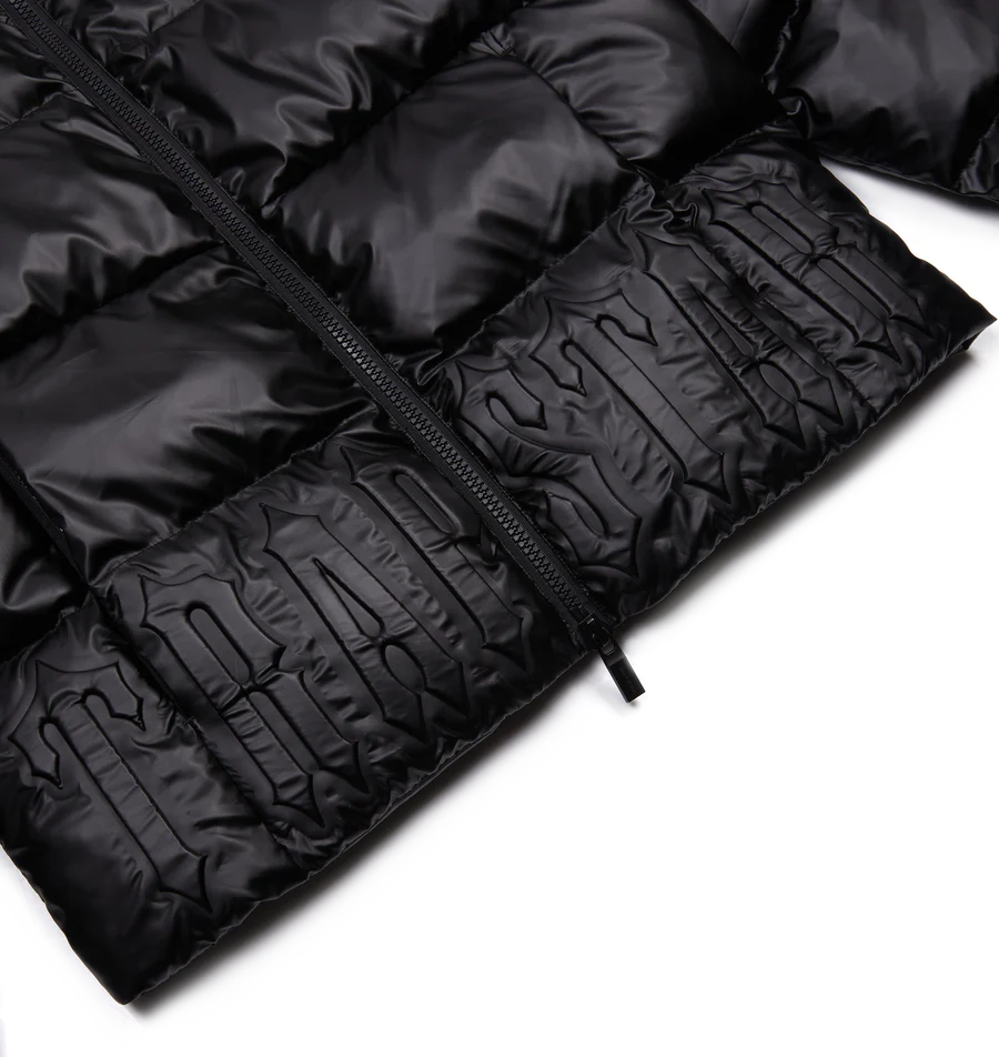 IRONGATE EMBOSSED PUFFER - MATT BLACK