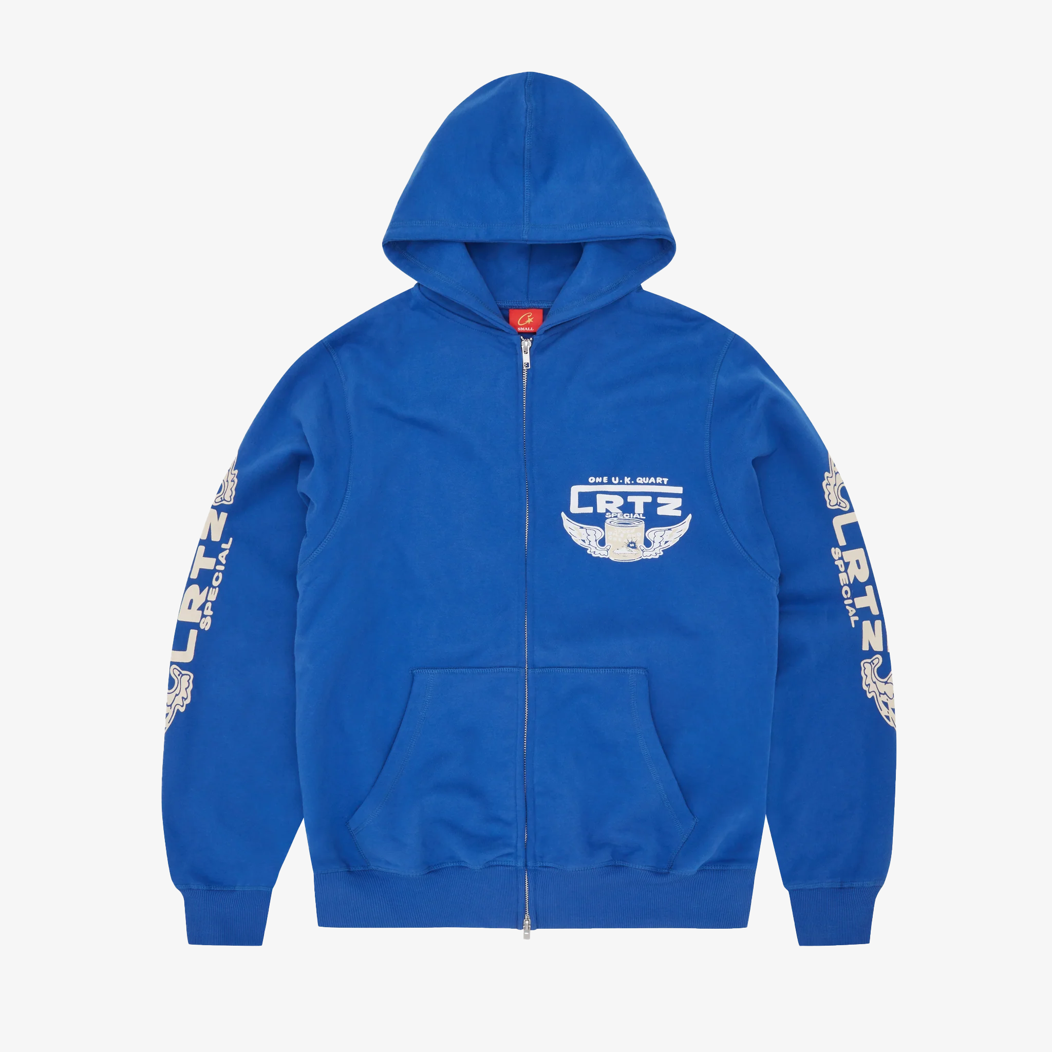 GASOLINA DOUBLE ZIP HOODIE [ROYAL BLUE]