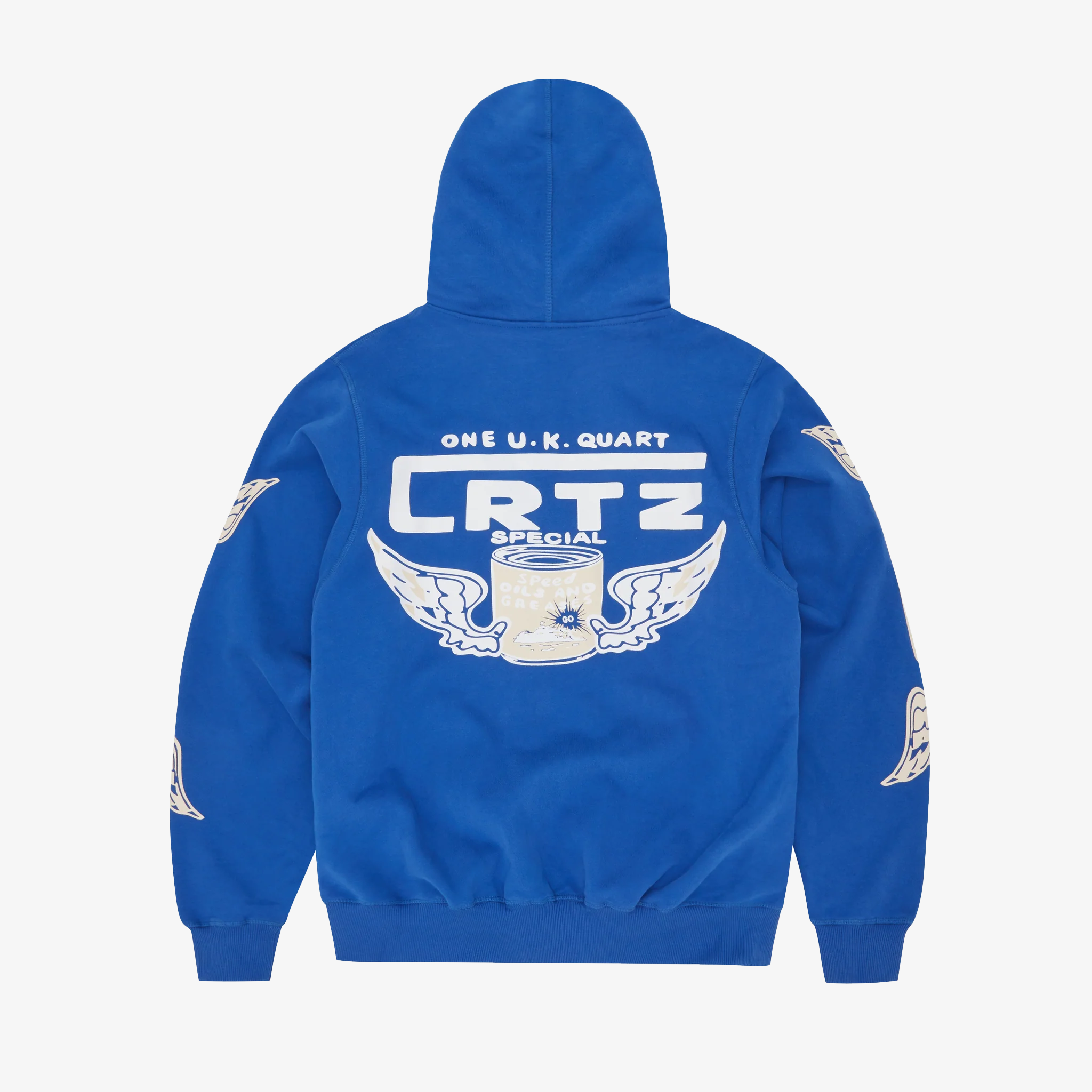 GASOLINA DOUBLE ZIP HOODIE [ROYAL BLUE]