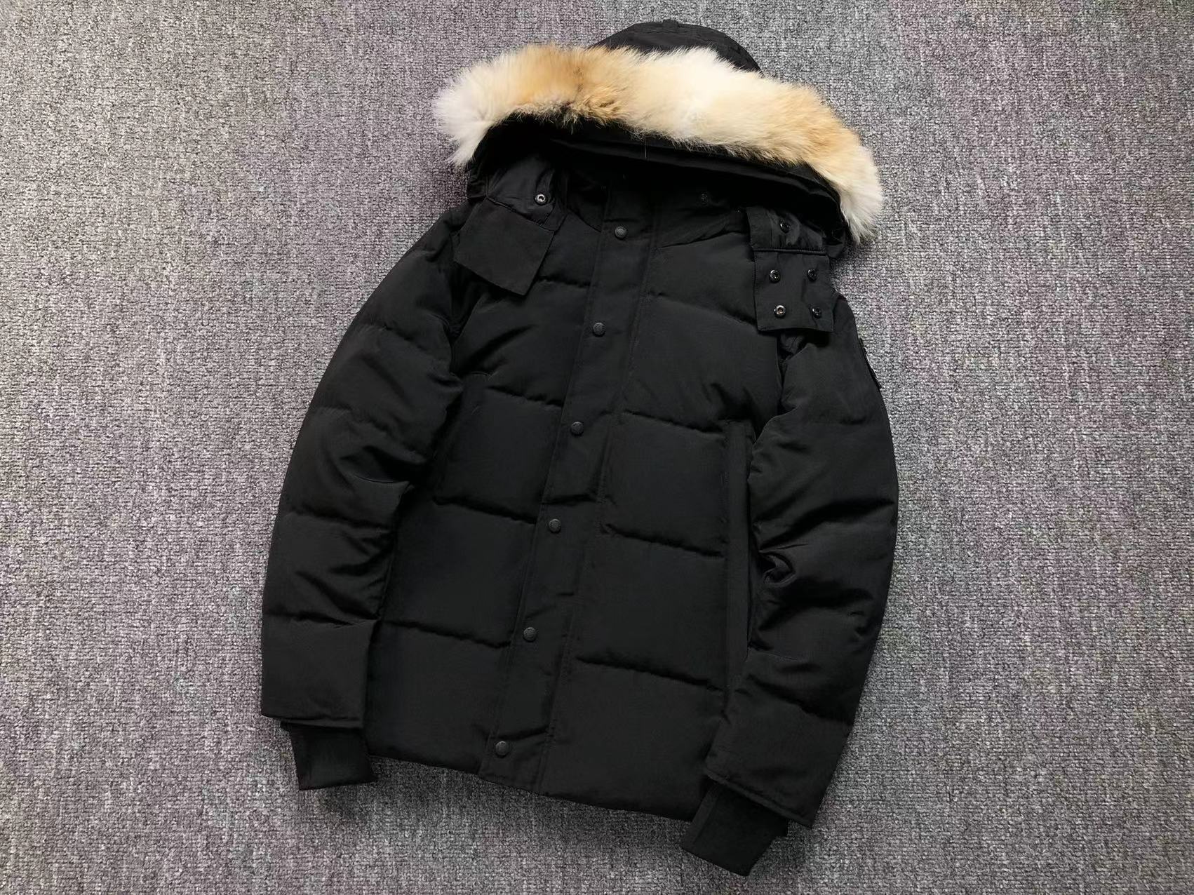 CG WYNDHAM PARKA DOWN JACKET- BLACK BADGE BLACK