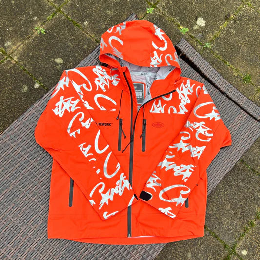 ELITEWORK Shell Windbreaker Jacket Orange