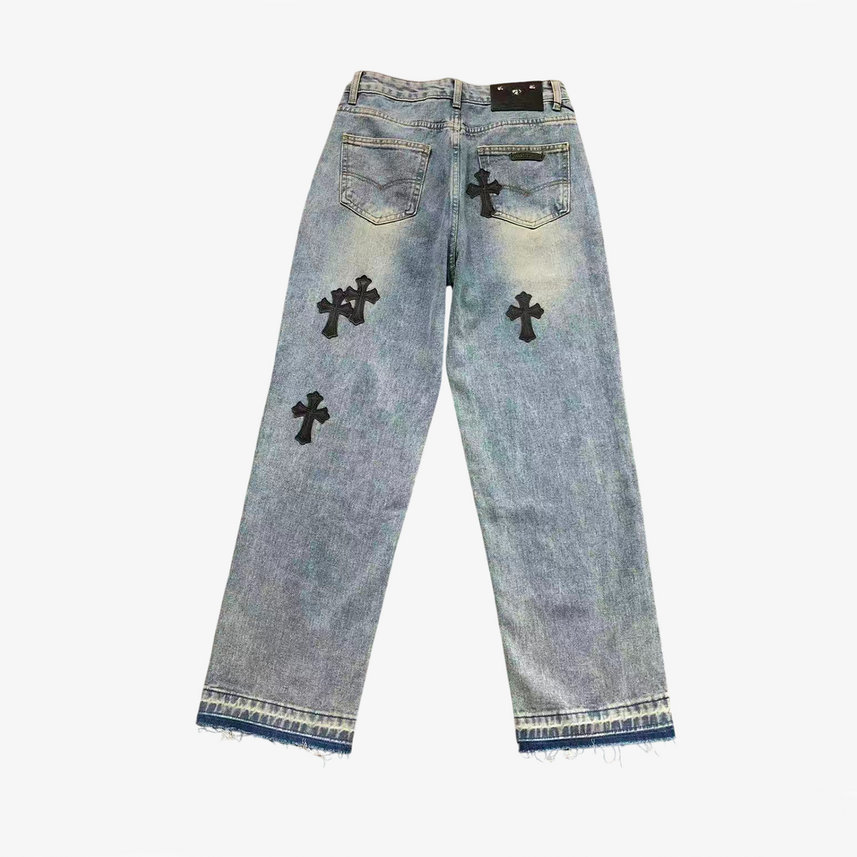 CHROME BLUE JEAN BLACK CROSS