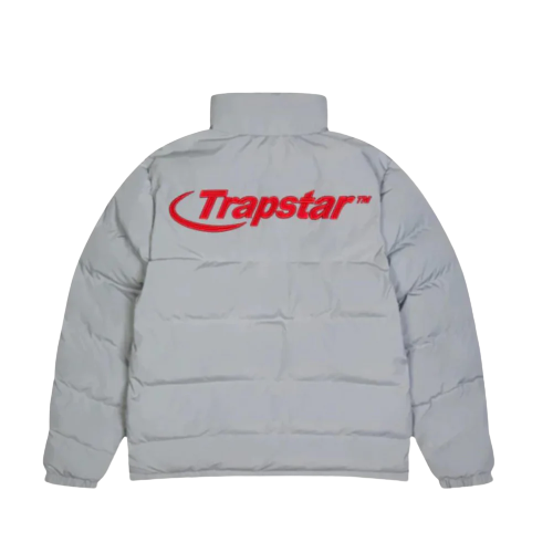 HyperDrive 2.0 Bomber Jacket - LIGHT GREY/RED