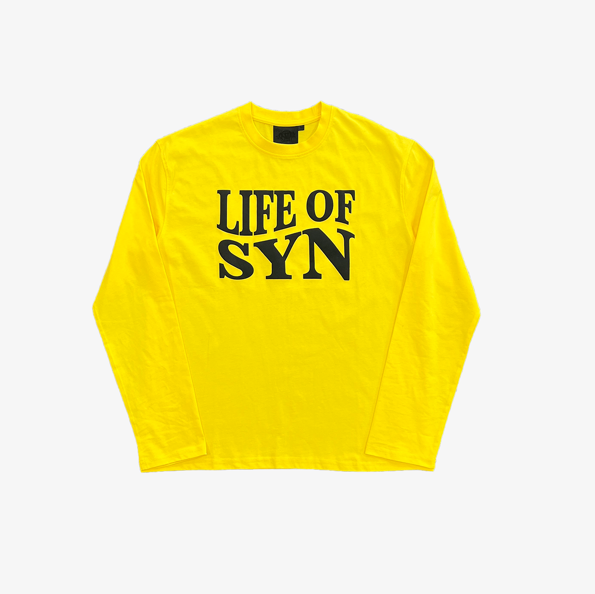 SYNA LONG SLEEVE VARSITY CREW SWEAT- YELLOW
