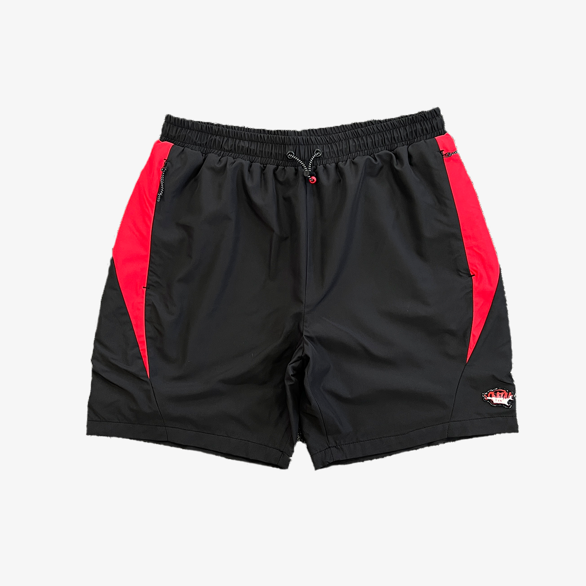 SYNA VORTEX TRACK SHORT- RED & BLACK