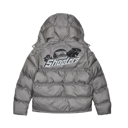 NEW Shooters Hooded Puffer Jacket -Grey / REFLECTIVE