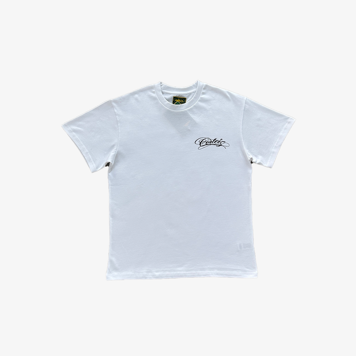 WHITE NEW LOGO CRTZ TEE