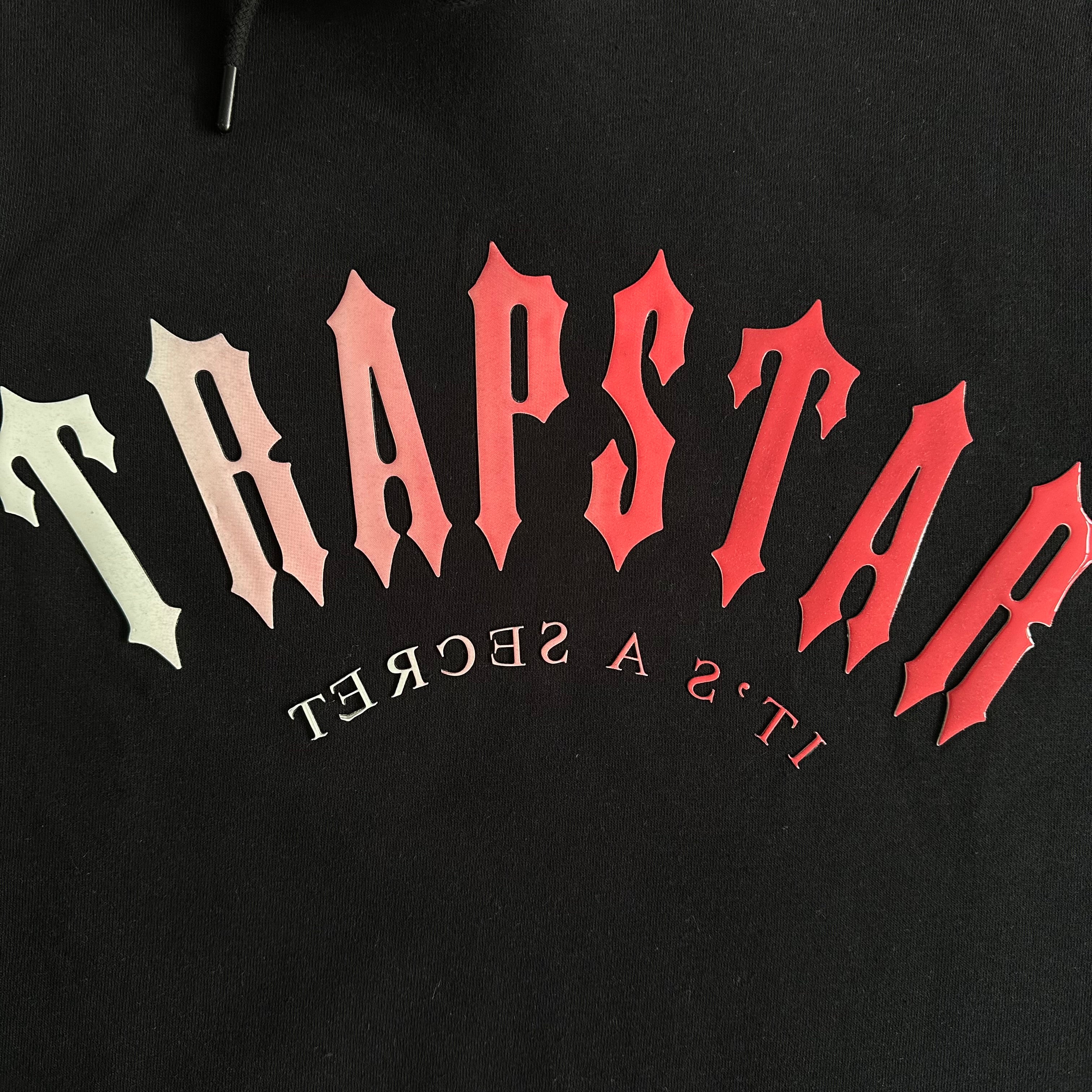 Trapstar Irongate Arch Gel Tracksuit - Black/red